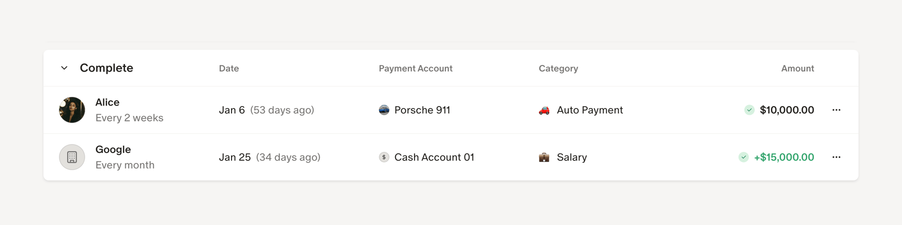 Monarch — Table component