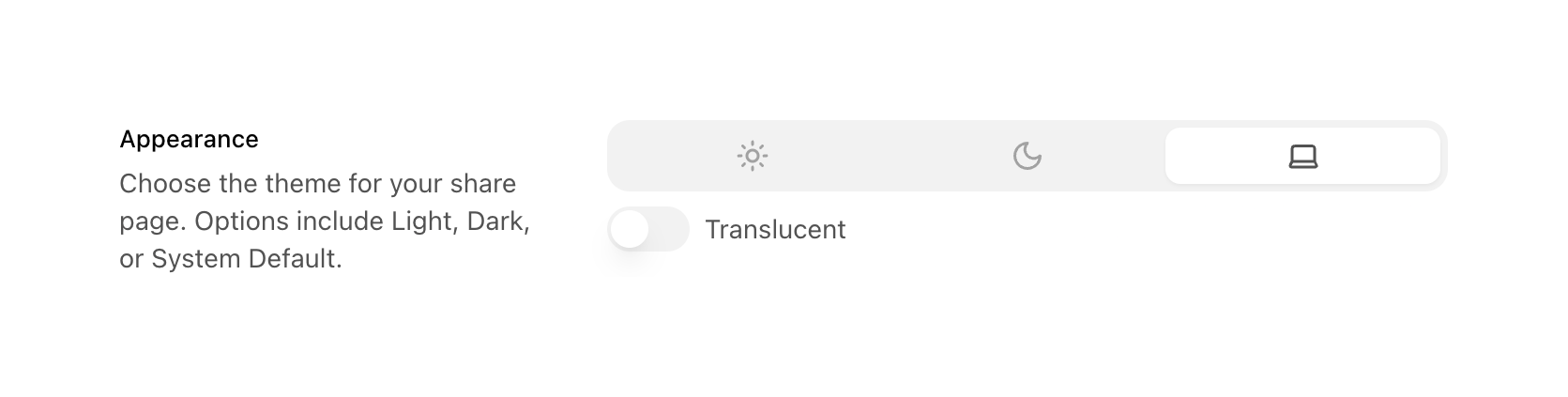 Shuttle — Theme settings component