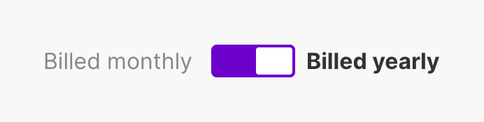 Make — Toggle/Switch component