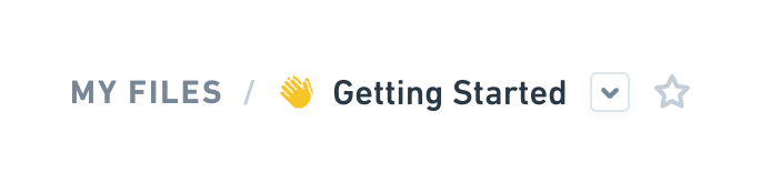 Whimsical — Breadcrumb component