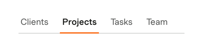 Harvest — Tabs component