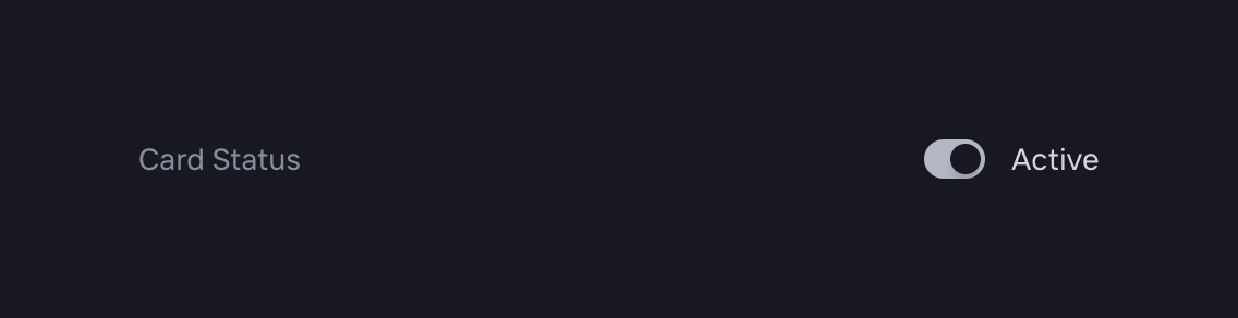 Increase — Toggle/Switch component