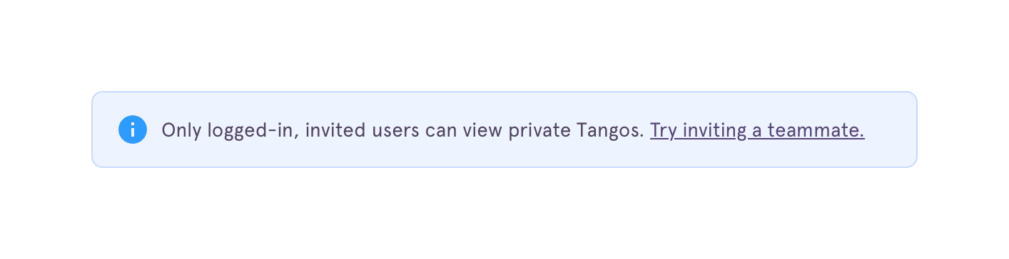 Tango — Alert component