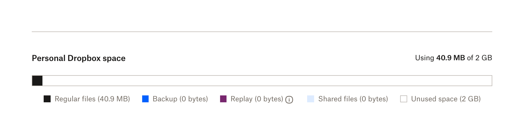 Dropbox — Progress indicator component