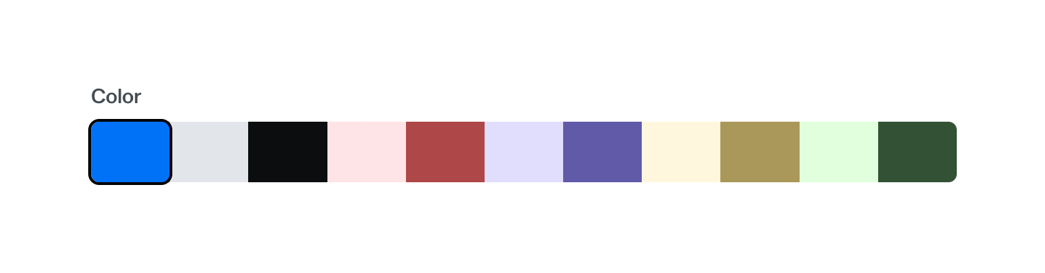 Tola — Theme settings component