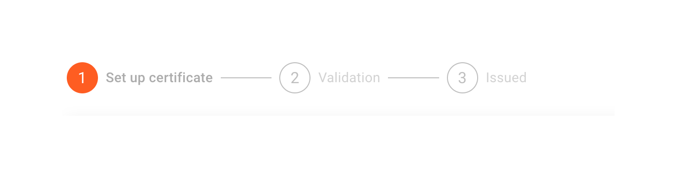 Fingerprint — Stepper component