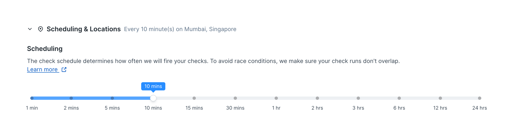 Checkly — Slider component