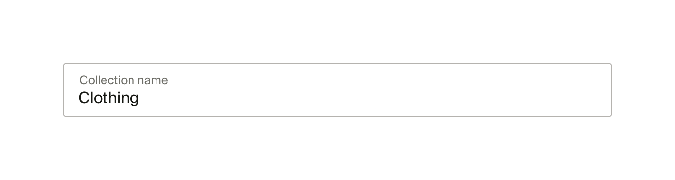 Fourthwall — Input text component