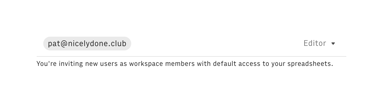 Rows — Input tag component