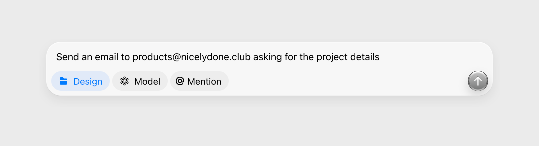 Cobot — Input text component