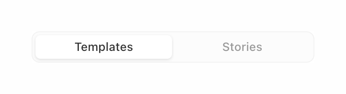 Tines — Segmented control component