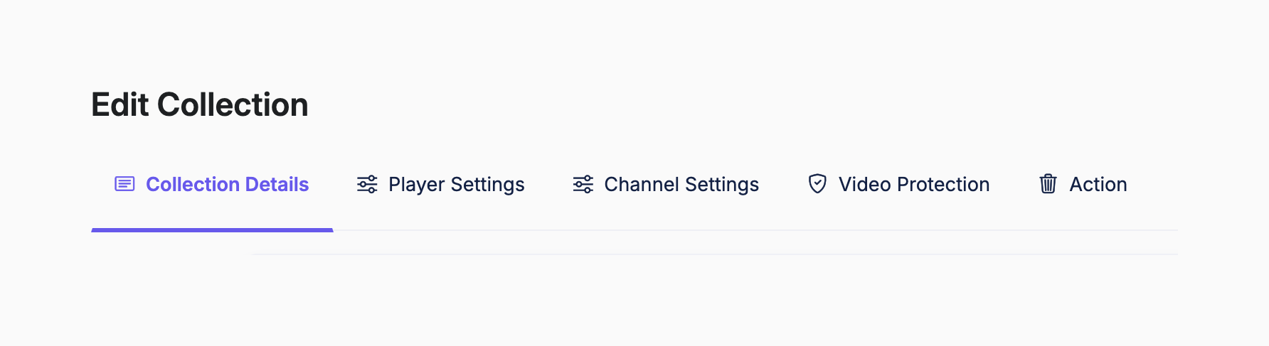 Gumlet — Tabs component