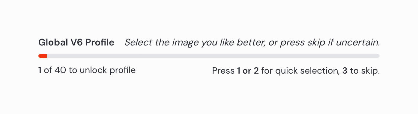 Midjourney — Progress indicator component