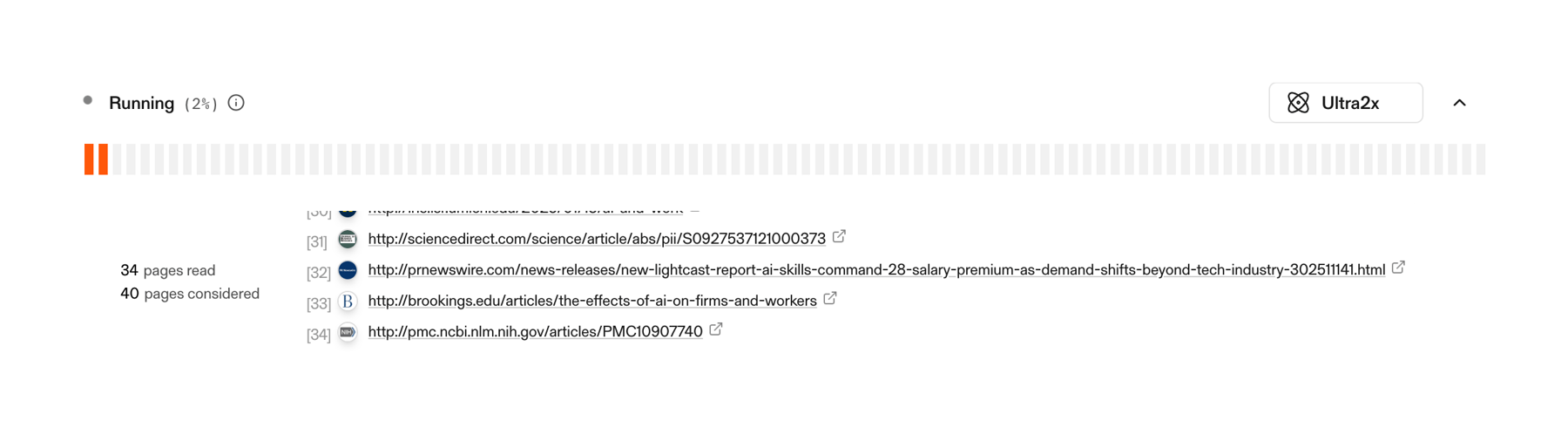Parallel — Progress indicator component