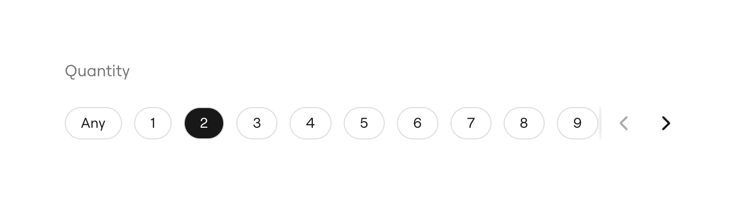 SeatGeek — Input number component