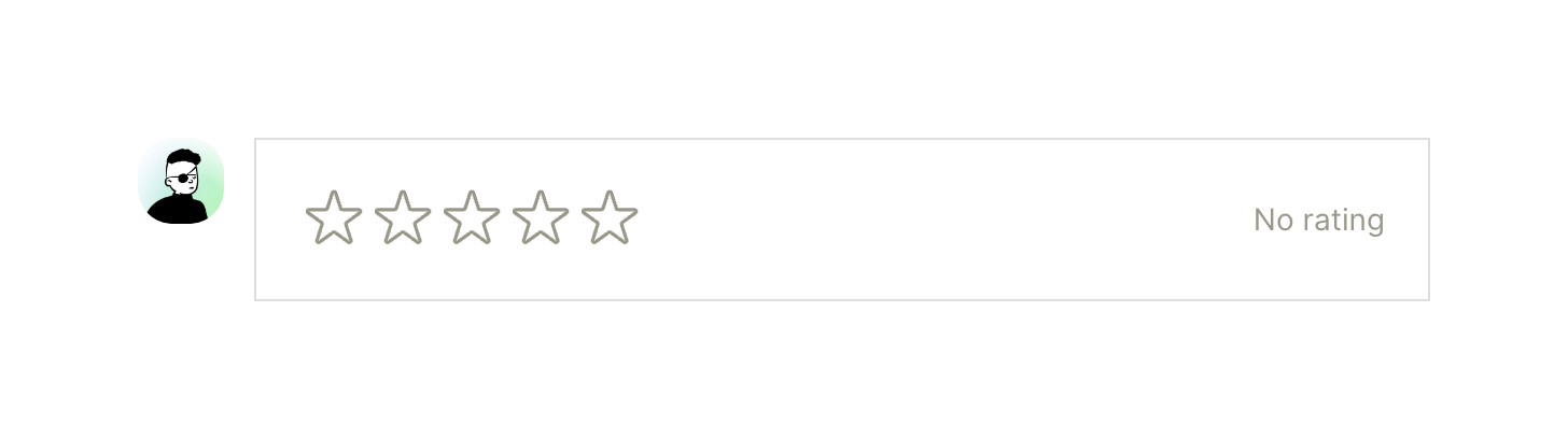 Literal — Rating component