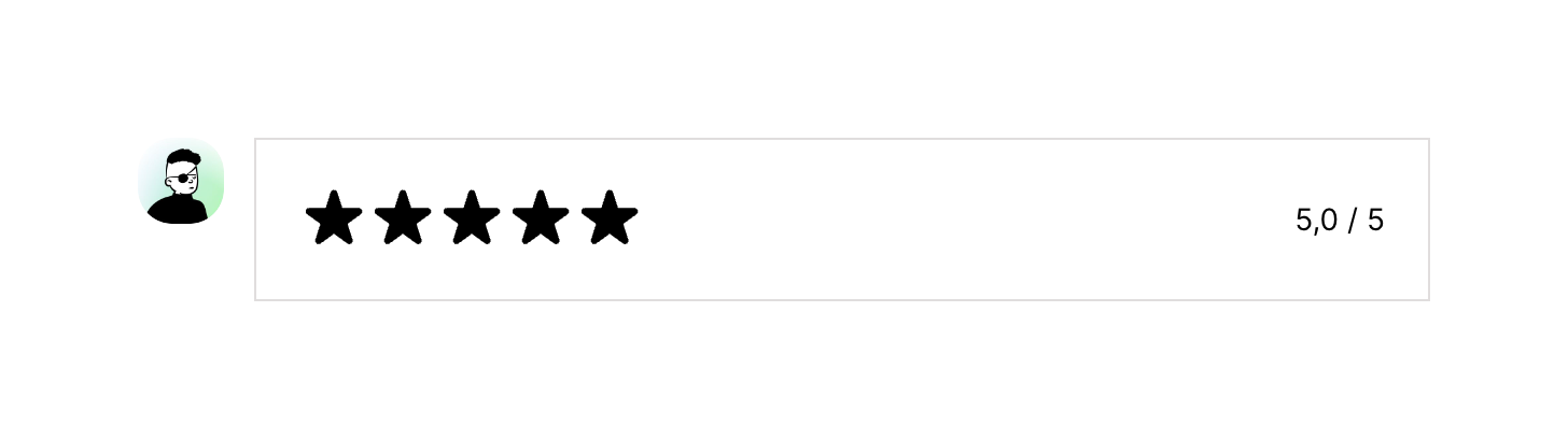 Literal — Rating component