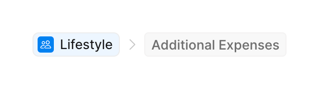 Compound Planning — Breadcrumb component