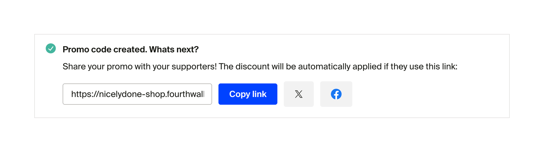 Fourthwall — Click to copy component