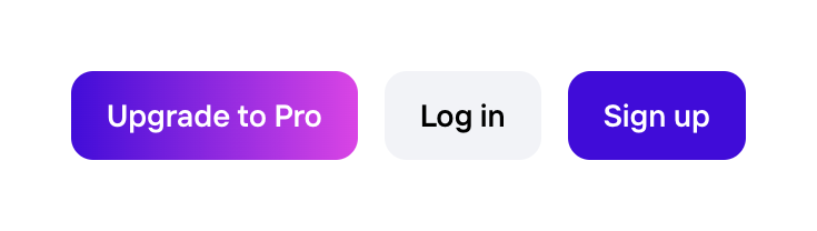 Photoroom — Button group component