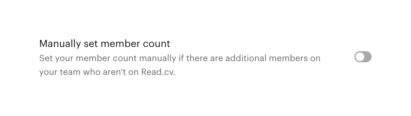 Read.cv — Toggle/Switch component