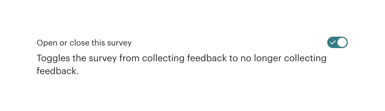Mailchimp — Toggle/Switch component