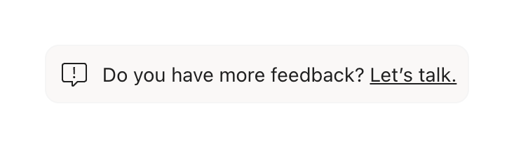 Todoist — Feedback component