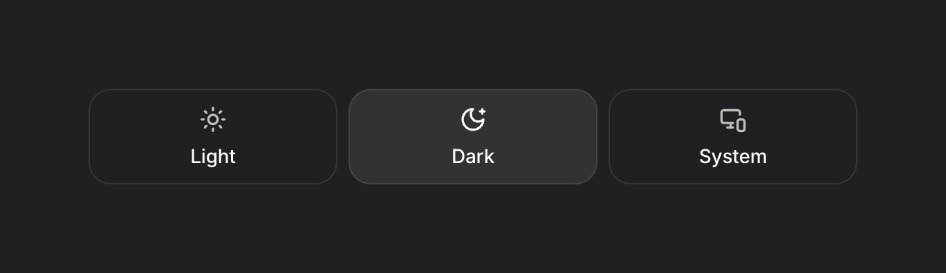 Grok — Theme settings component