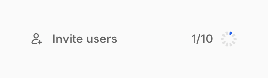 V7 — Progress indicator component
