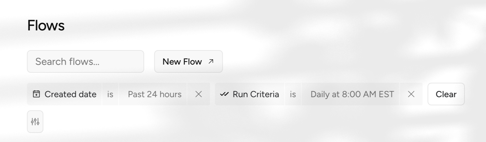 Cofounder — Sorting & filtering component