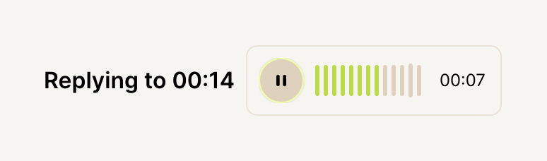Async — Audio player component