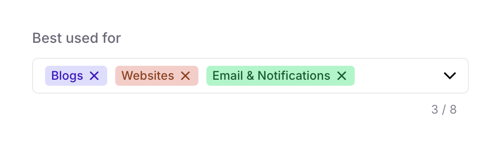 Jasper — Input tag component