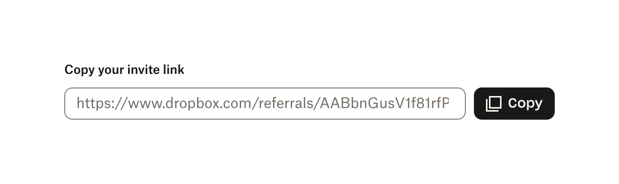 Dropbox — Empty state component