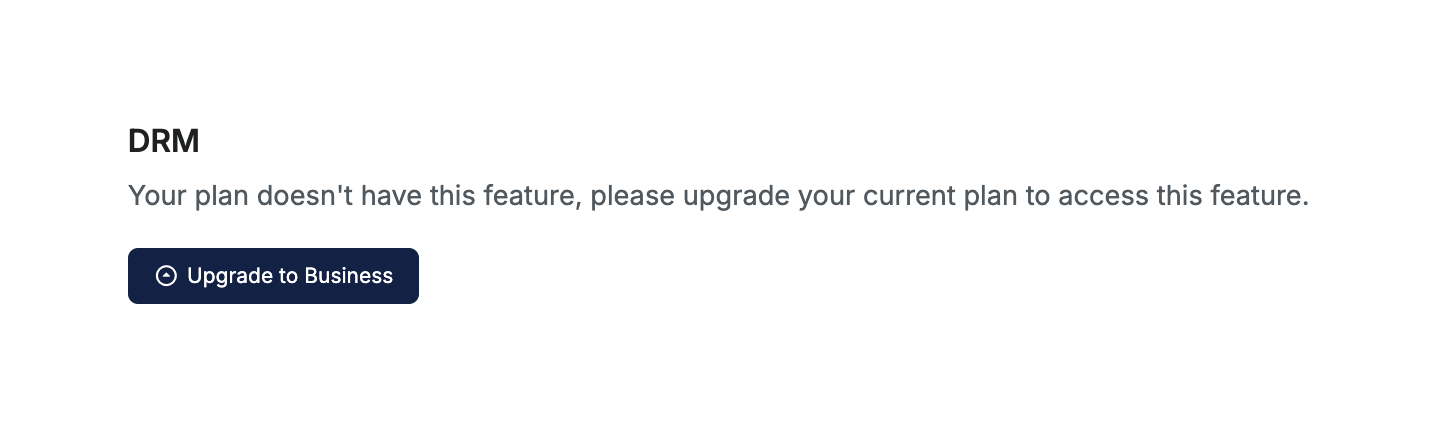 Gumlet — Upgrade your plan component
