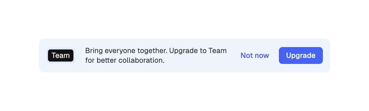 Rayon — Upgrade your plan component