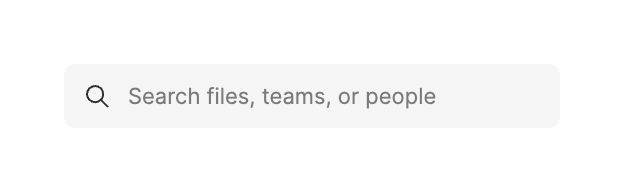 Figma — Input search component