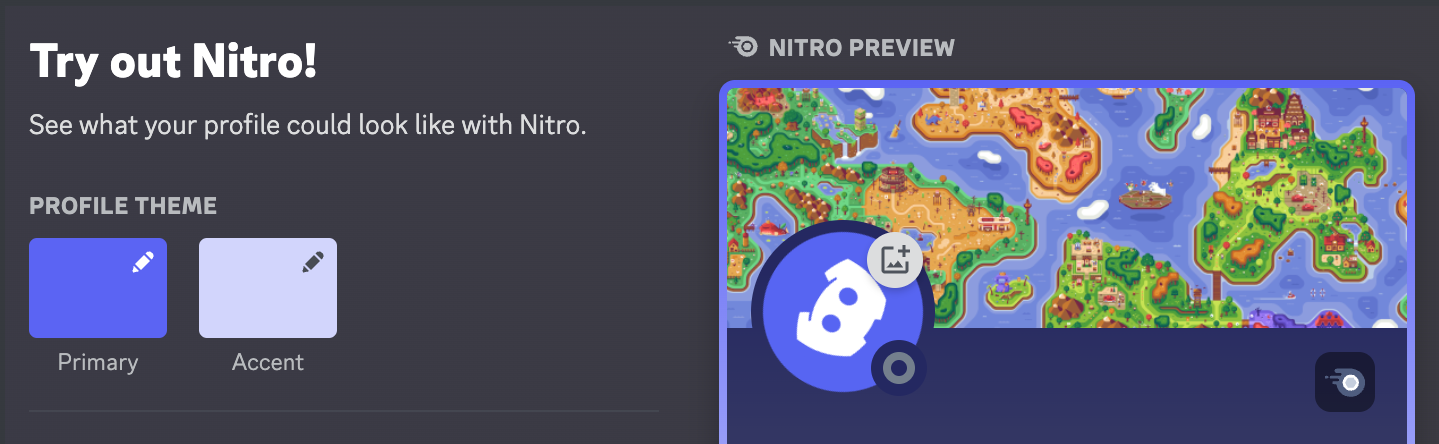 Discord — Theme settings component