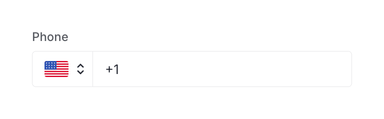 Langdock — Input phone number component
