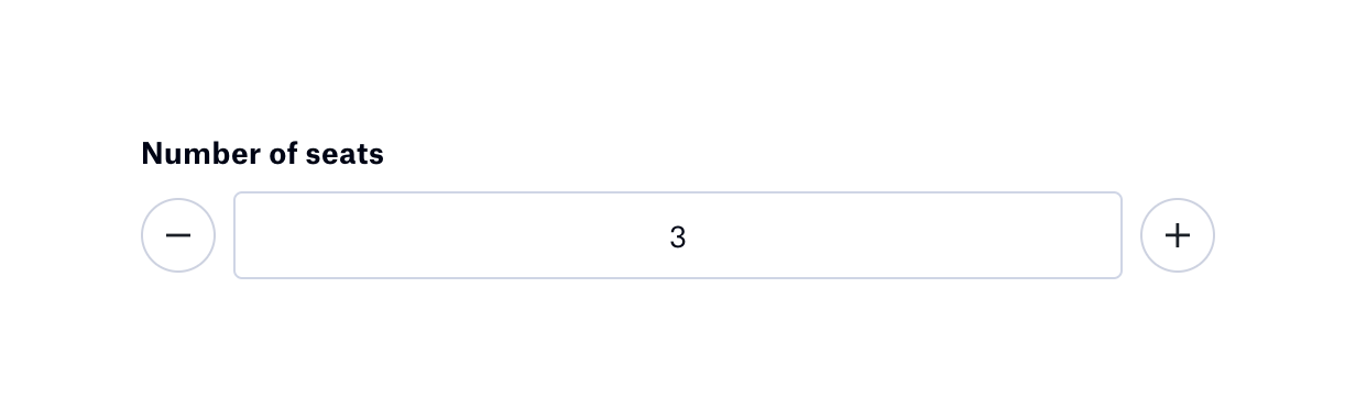 Distrobird — Input number component