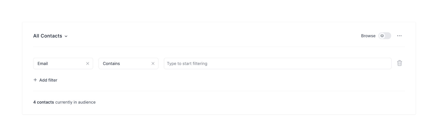 Loops — Sorting & filtering component