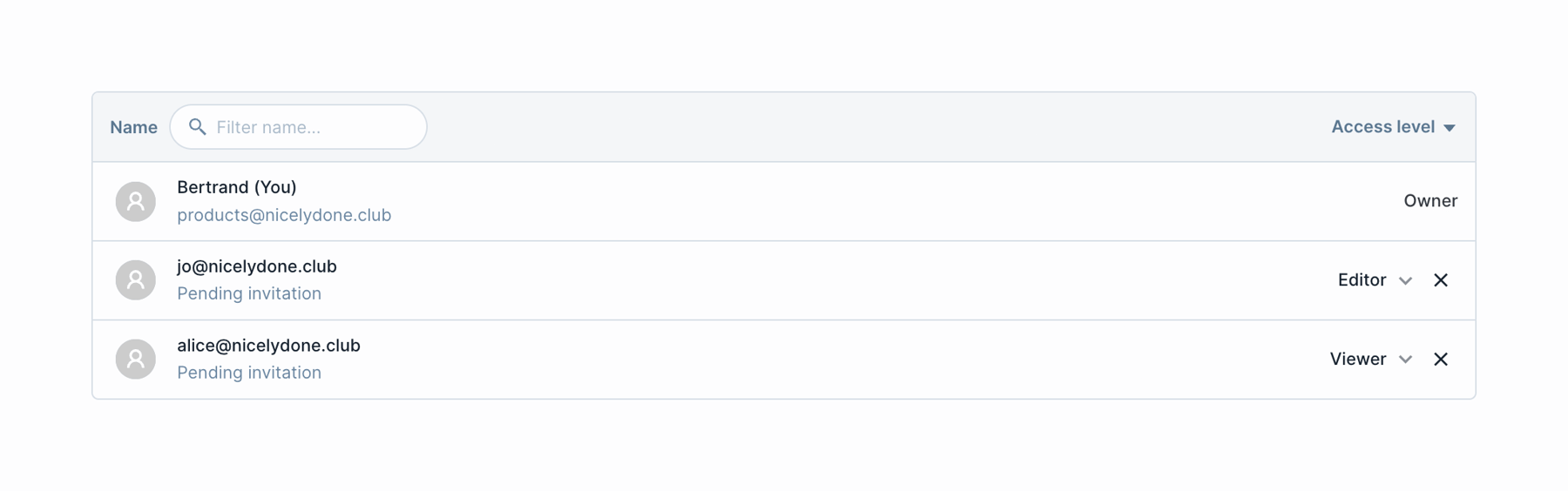 Deepnote — Table component