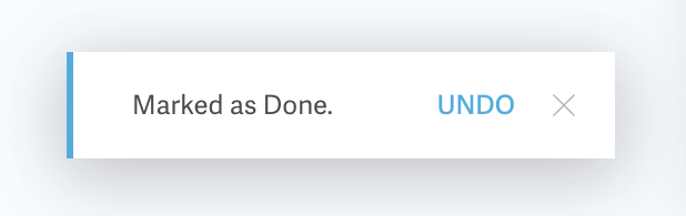 Superhuman — Notification Toast component