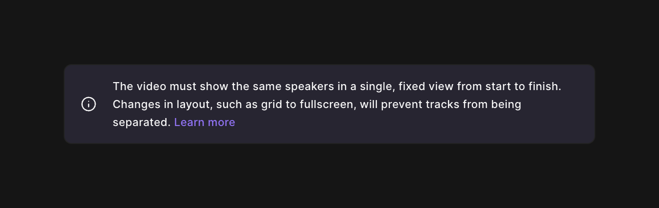 Riverside — Message component