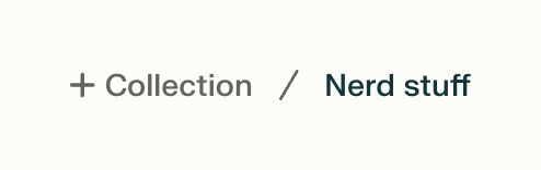 Perplexity — Breadcrumb component