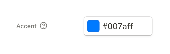 Tally — Color picker component
