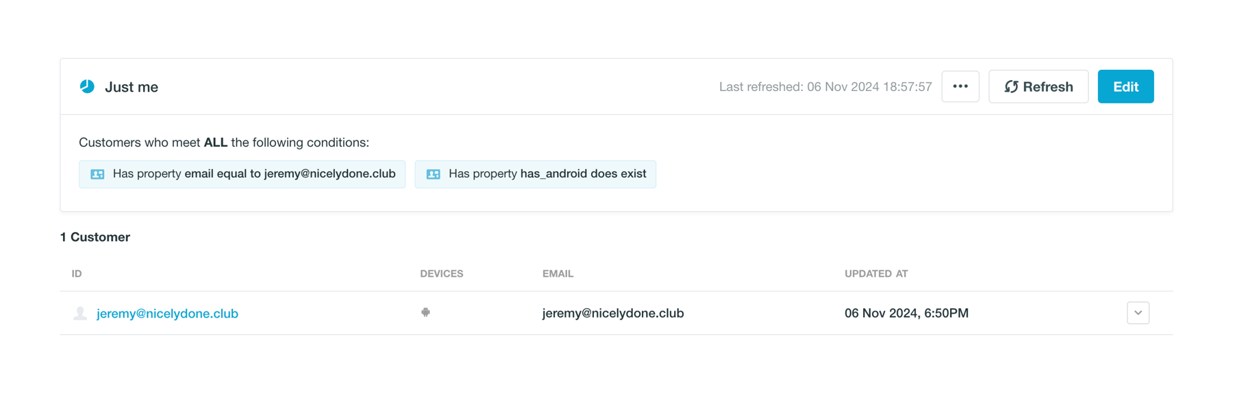 Vero — Sorting & filtering component