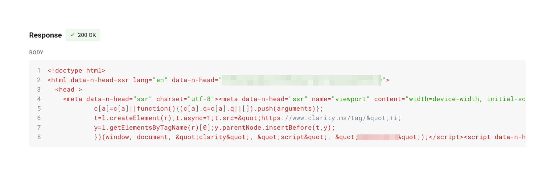 Fingerprint — Code block component