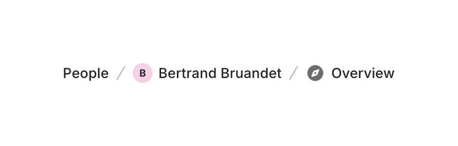 Aboard — Breadcrumb component