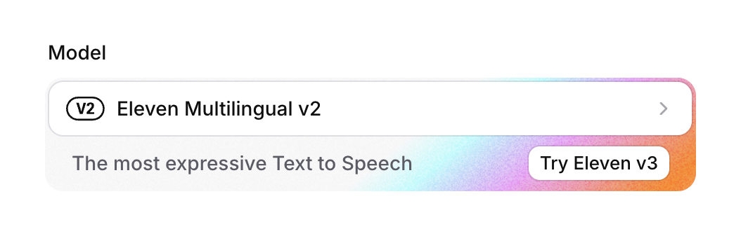 Elevenlabs — Message component