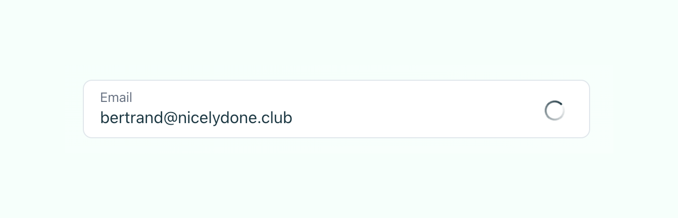 Link — Input text component